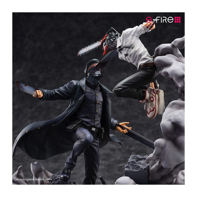 [Pre-order] Chainsaw Man - Chainsaw Man vs. Samurai Sword Non Scale Figure SEGA - Nekotwo