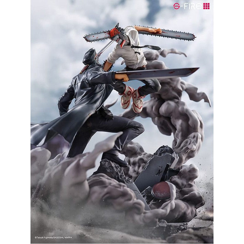 [Pre-order] Chainsaw Man - Chainsaw Man vs. Samurai Sword Non Scale Figure SEGA - Nekotwo