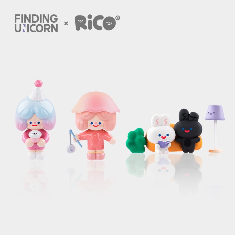 Finding Unicorn - RiCO Happy Friends Together Series Blind Box Finding Unicorn - Nekotwo