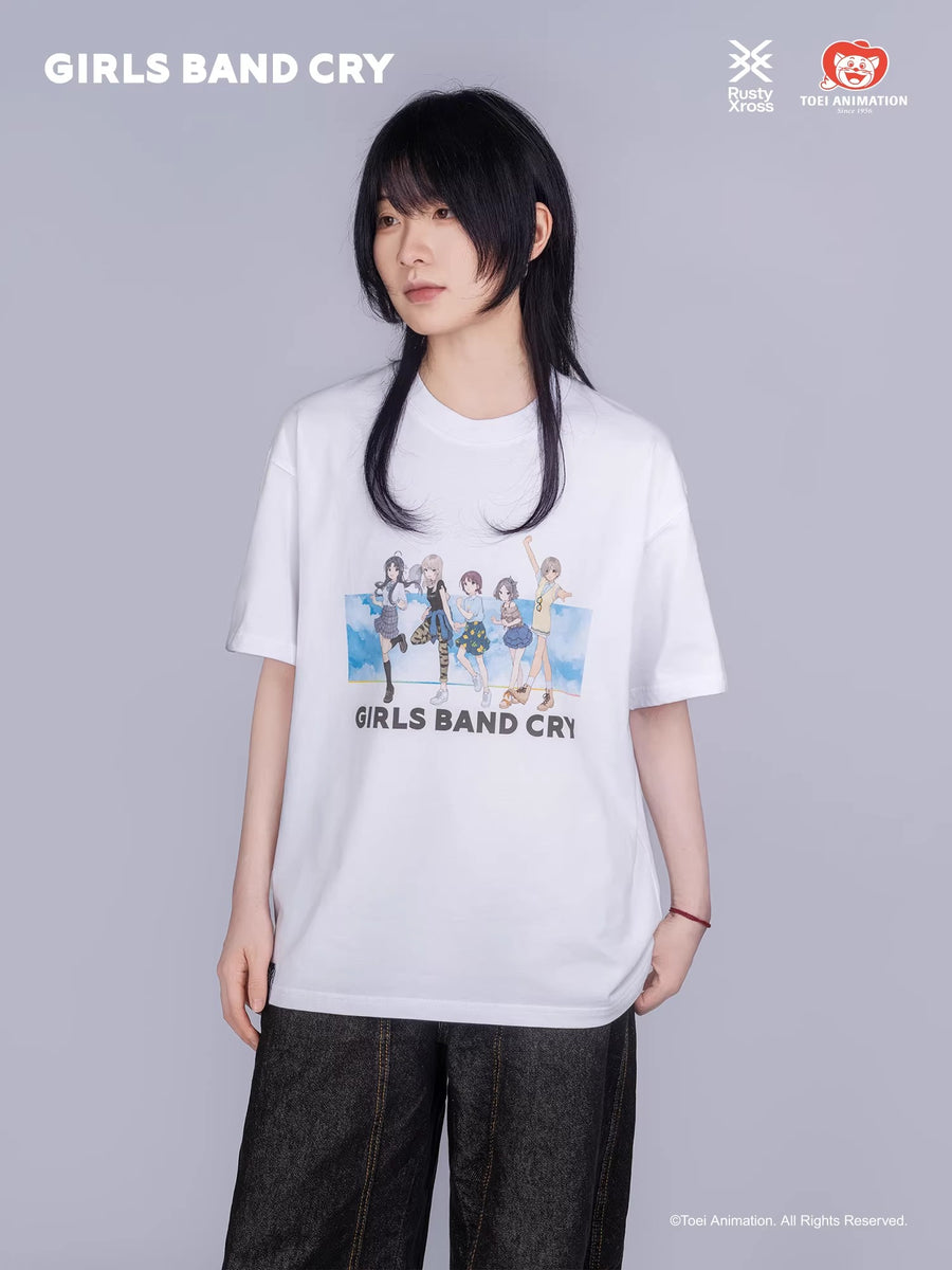GIRLS BAND CRY - Character T-shirt RustyHermit | Nekotwo