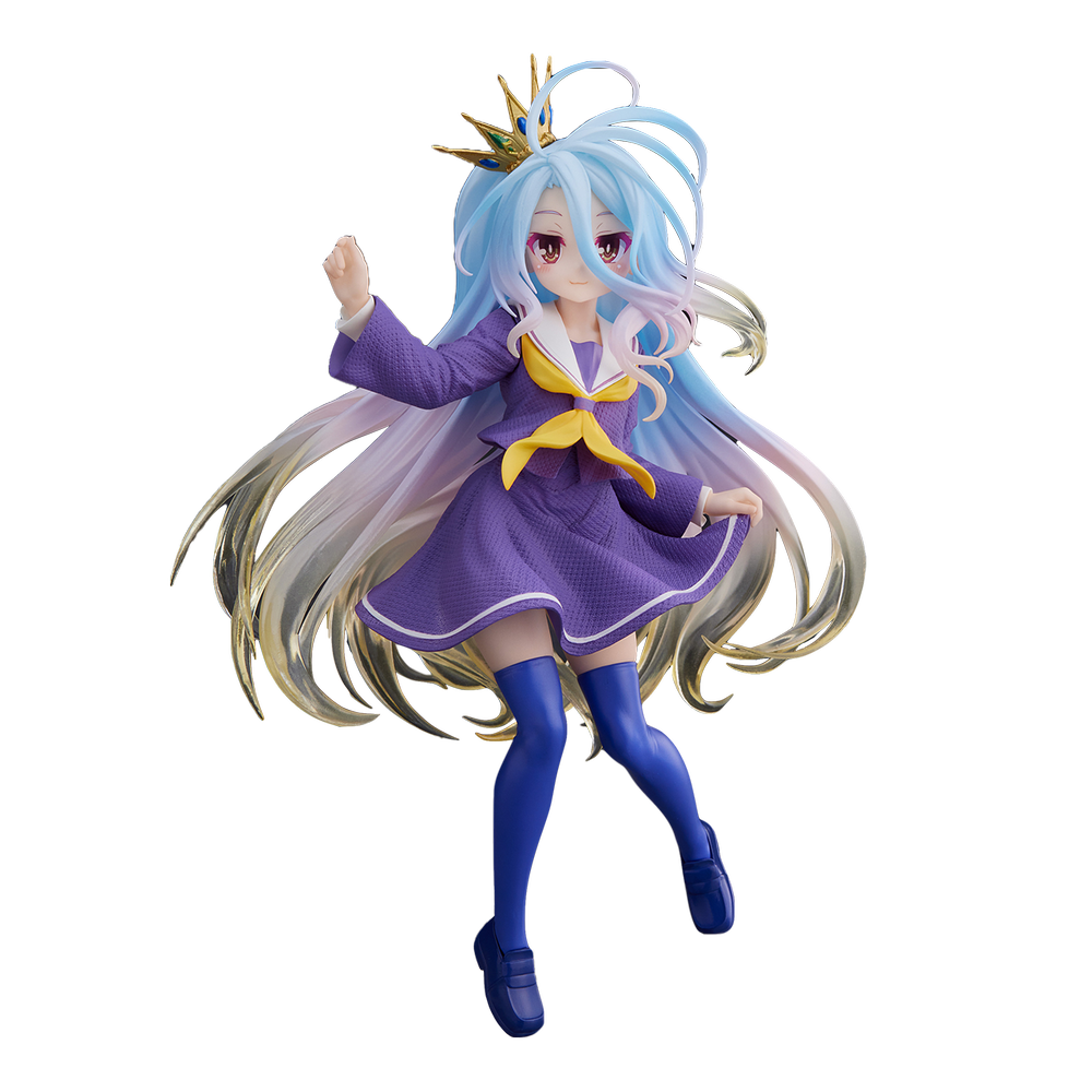 [Pre-order] No Game No Life - Shiro (Cat Ear School Uniform Ver.) Prize Figure Taito - Nekotwo