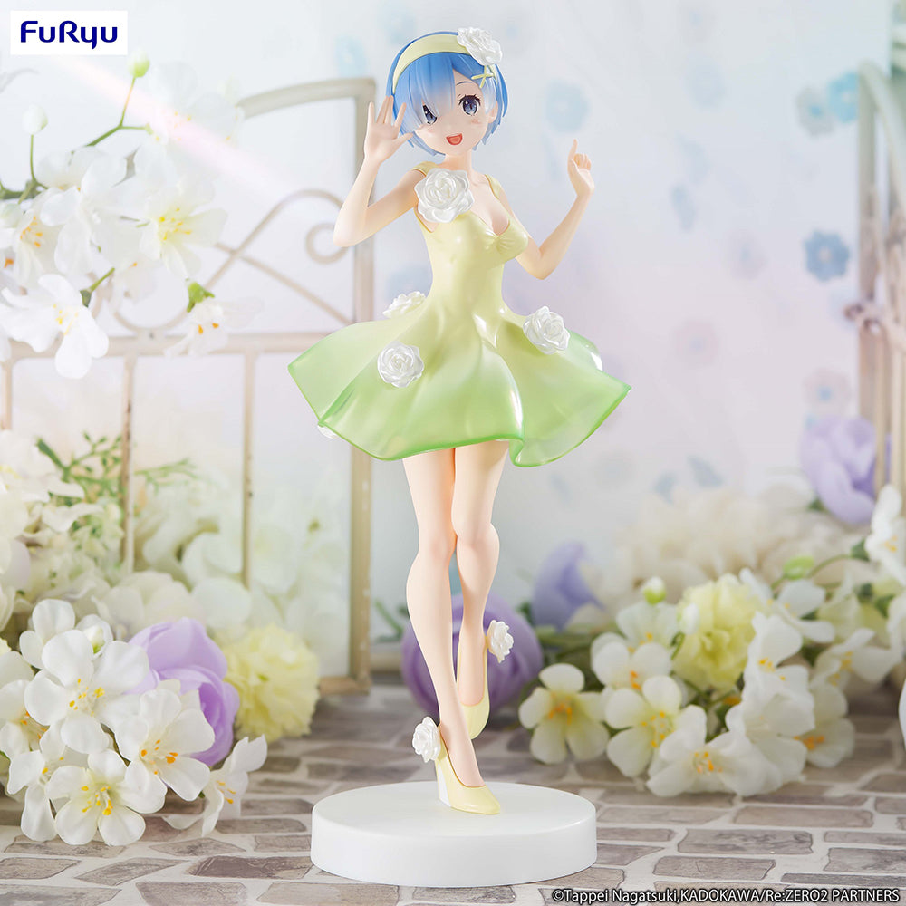 Nekotwo [Pre-order] Re:ZERO Starting Life in Another World - Rem(Flower Dress Ver.) Trio-Try-iT Prize Figure FuRyu Corporation