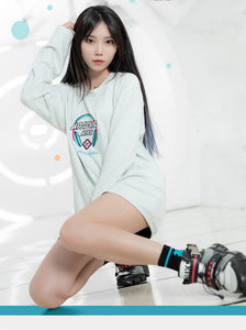 Nekotwo Hatsune Miku - Hatsune Miku White Basic Long Sleeve T-Shirt Moeyu