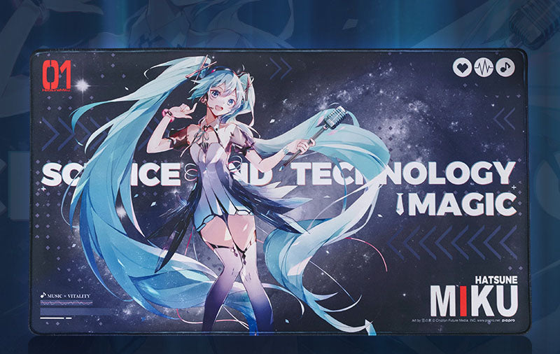 Nekotwo Hatsune Miku - Hatsune Miku Vitality Game Deskmat Moeyu