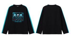 Nekotwo Hatsune Miku - Hatsune Miku 2021 Black Basic Long Sleeves T-Shirt Moeyu