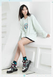 Nekotwo Hatsune Miku - Hatsune Miku White Basic Long Sleeve T-Shirt Moeyu