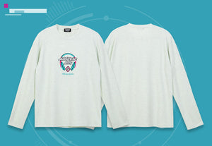 Nekotwo Hatsune Miku - Hatsune Miku White Basic Long Sleeve T-Shirt Moeyu