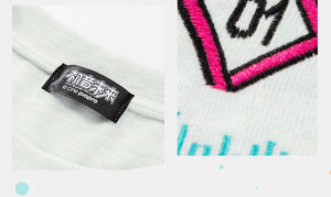 Nekotwo Hatsune Miku - Hatsune Miku White Basic Long Sleeve T-Shirt Moeyu