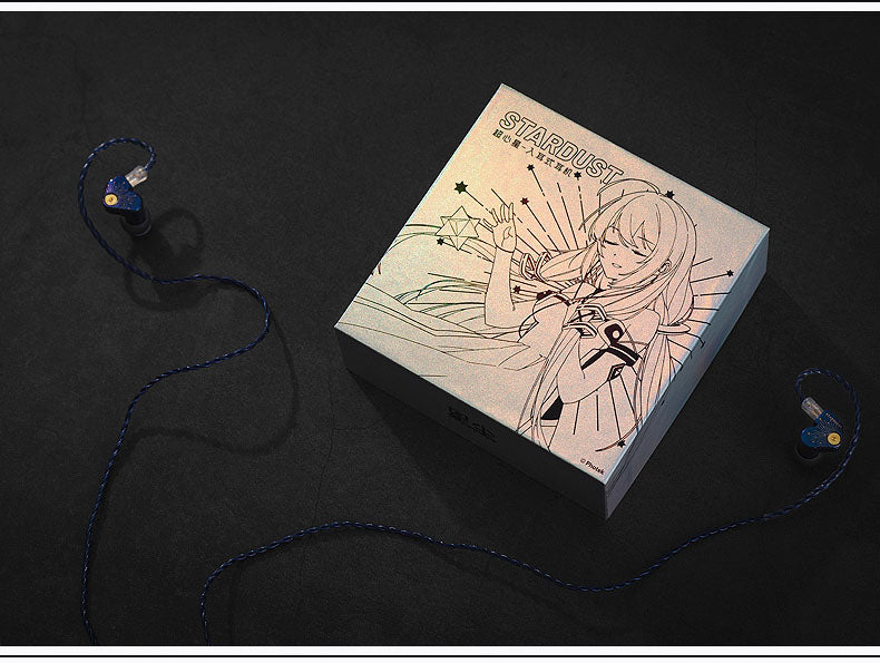 Nekotwo Medium5 - Stardust Moondrop Blessing In-Ear Monitor (IEM) Earphone Moeyu