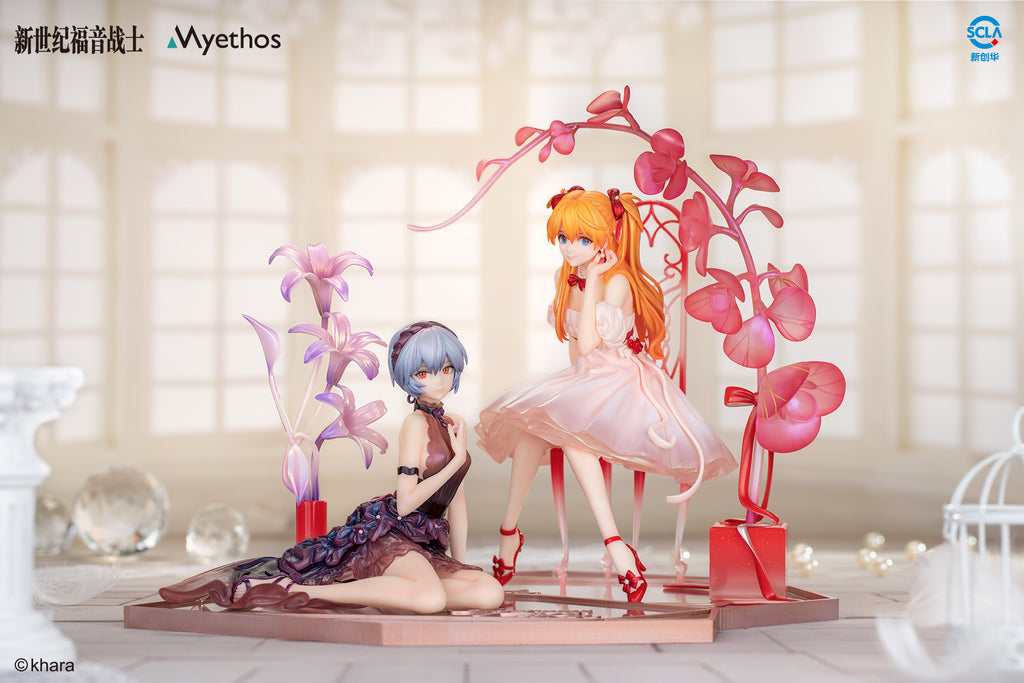 Nekotwo [Pre-order] Neon Genesis Evangelion - Rei Ayanami&Asuka Shikinami Langley(Whisper of Flower Ver.) 1/7 Scale Figure Myethos