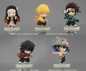 Nekotwo Demon Slayer: Kimetsu no Yaiba - Chibi Masters Set of 5 Figures (Reissue) Blind Box Random Prize Figure BANDAI SPIRITS
