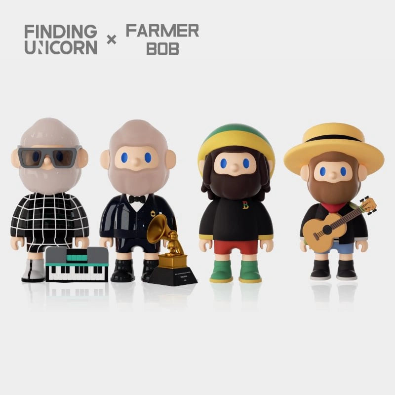 Finding Unicorn - FARMER BOB Retro Replay Series Blind Box Finding Unicorn