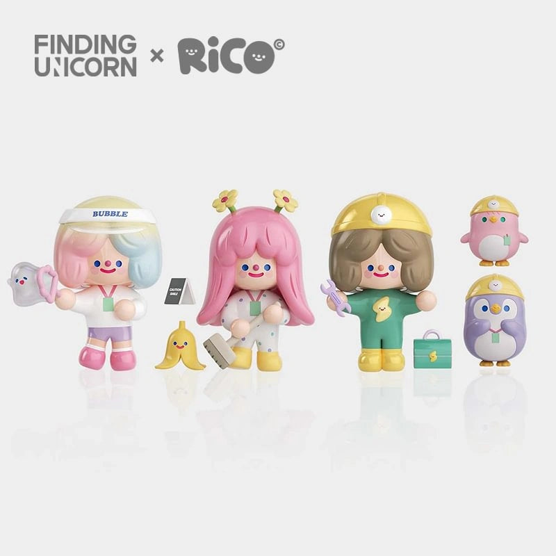 Nekotwo Finding Unicorn - RiCO Happy Factory Series Blind box Finding Unicorn