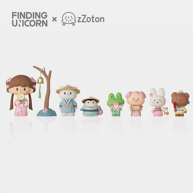 Nekotwo Finding Unicorn - zZoton(Zhuodawang) Ancient Travel Series Blind Boxes Finding Unicorn
