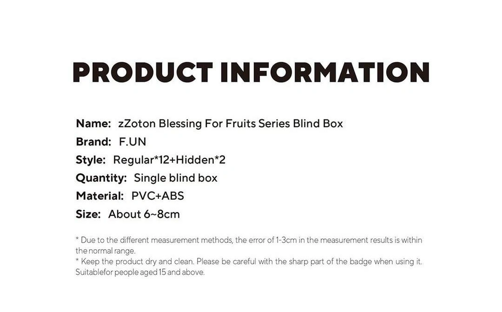 Nekotwo Finding Unicorn - zZoton(Zhuodawang) Blessing For Fruits Series Blind Box Finding Unicorn