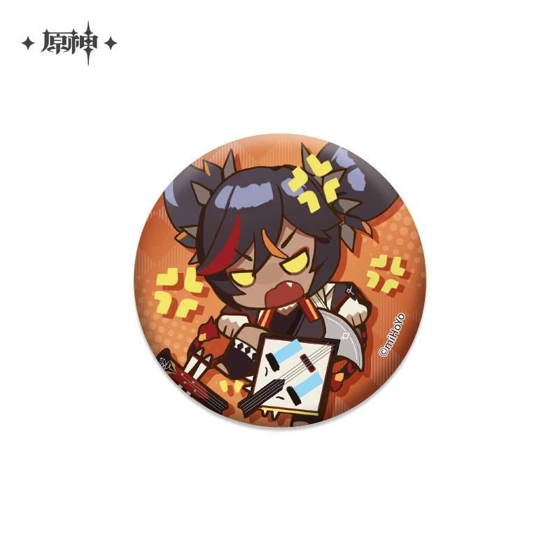 Nekotwo Genshin Impact - Chibi Character Badge