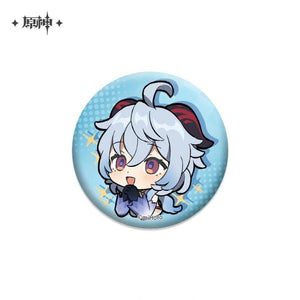 Nekotwo Genshin Impact - Chibi Character Badge