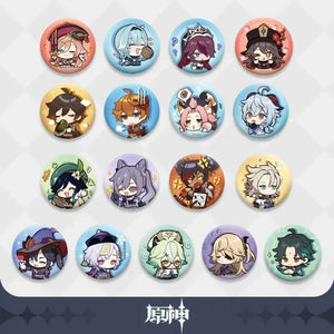 Nekotwo Genshin Impact - Chibi Character Badge