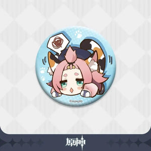 Nekotwo Genshin Impact - Chibi Character Badge