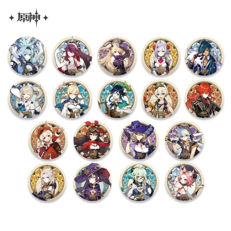 Nekotwo Genshin Impact - Mondstadt Collection Character Badges