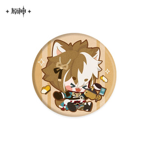 Nekotwo Genshin Impact - Plushy Character Badge
