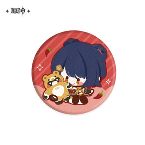 Nekotwo Genshin Impact - Plushy Character Badge