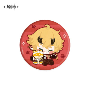 Nekotwo Genshin Impact - Plushy Character Badge