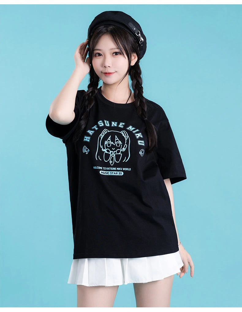Nekotwo Hatsune Miku - 2022 Summer Music Star T-shirt Moeyu