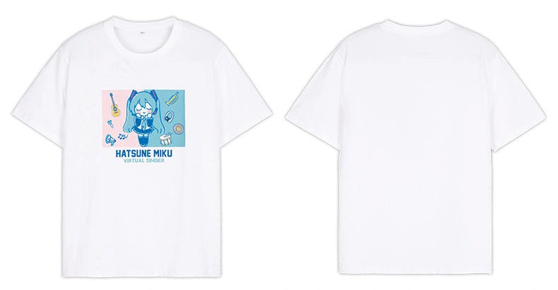 Nekotwo Hatsune Miku - 2022 Summer White T-shirt Moeyu