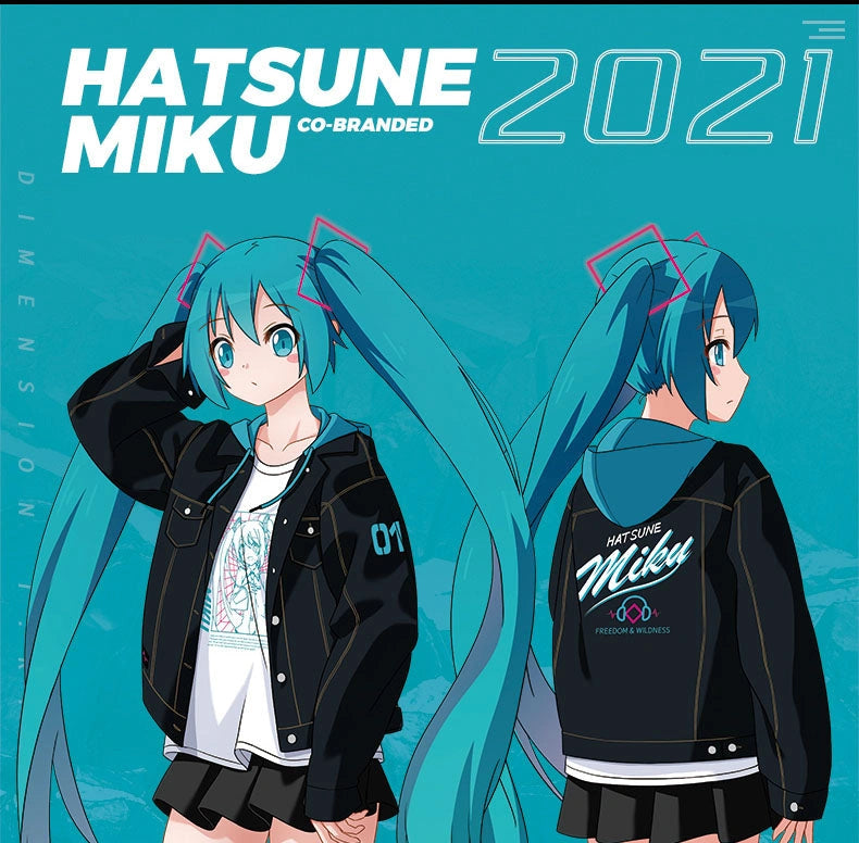 Nekotwo Hatsune Miku - Hatsune Miku 2021 Denim Jacket Outerwear Moeyu