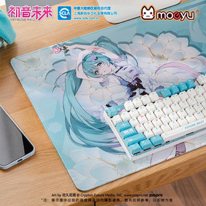 Nekotwo Hatsune Miku - Hatsune Miku 39 Language Of Flowers Deskmat Moeyu