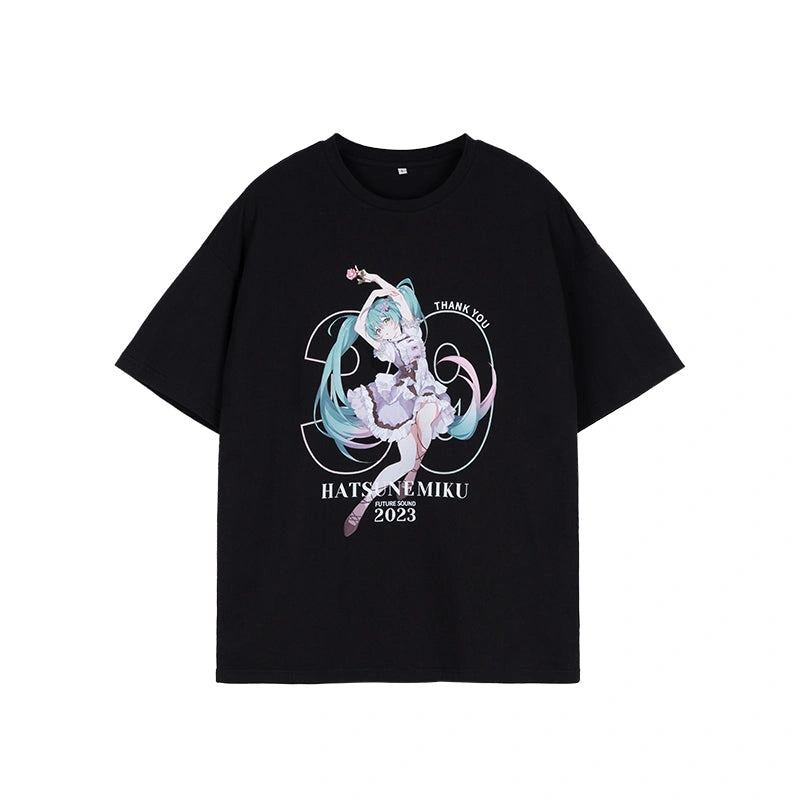 Nekotwo Hatsune Miku - Hatsune Miku 39 Language Of Flowers T-Shirt Moeyu