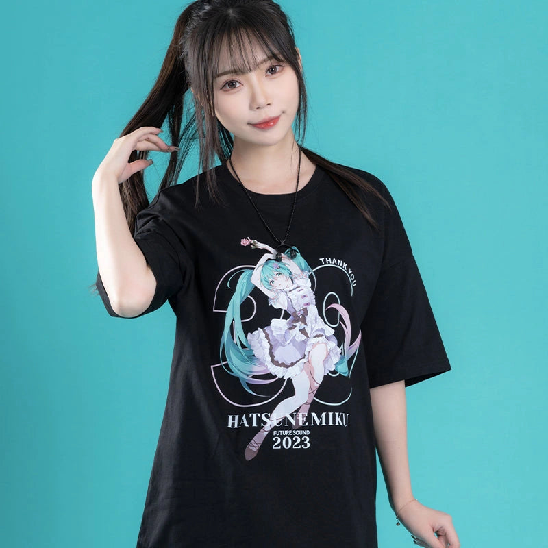 Nekotwo Hatsune Miku - Hatsune Miku 39 Language Of Flowers T-Shirt Moeyu