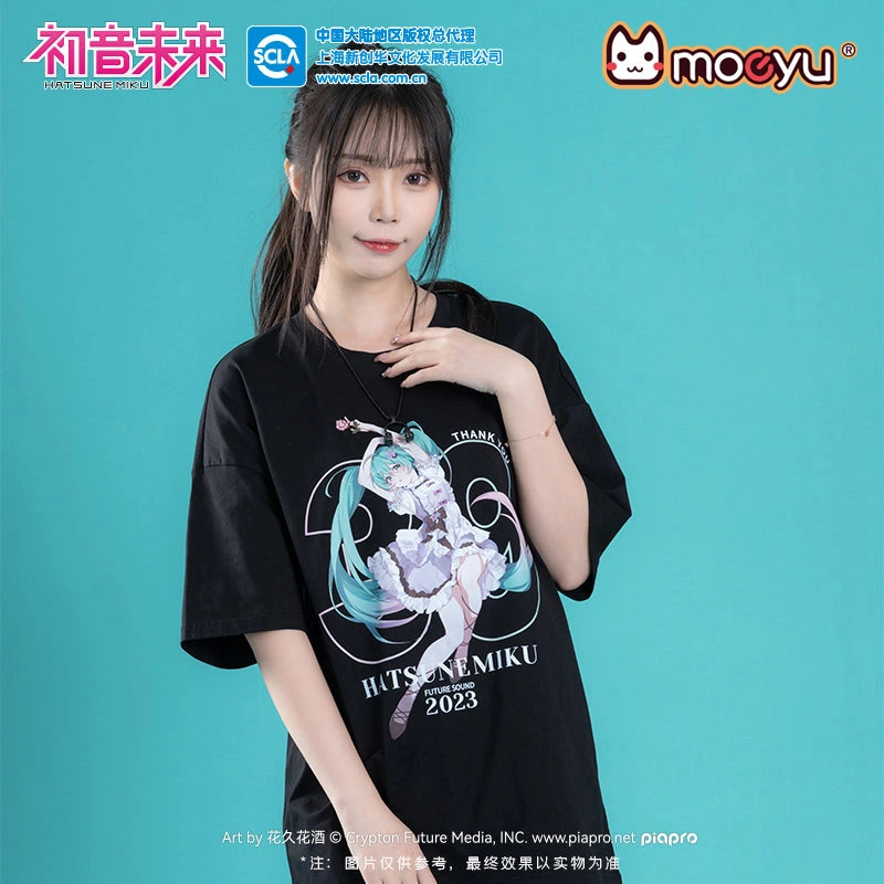 Nekotwo Hatsune Miku - Hatsune Miku 39 Language Of Flowers T-Shirt Moeyu