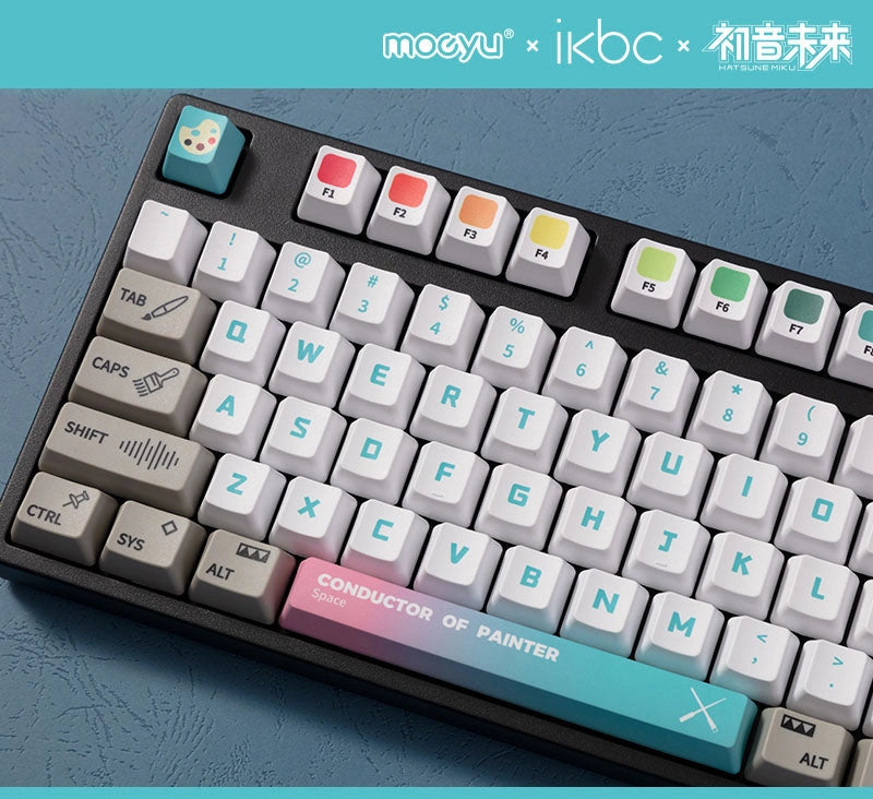 Miku Keypad Hatsune Miku - Hatsune Miku Full Keycap Set Moeyu - Nekotwo