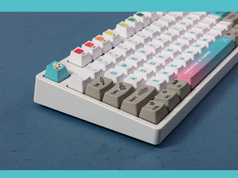 Miku Keypad Hatsune Miku - Hatsune Miku Full Keycap Set Moeyu - Nekotwo