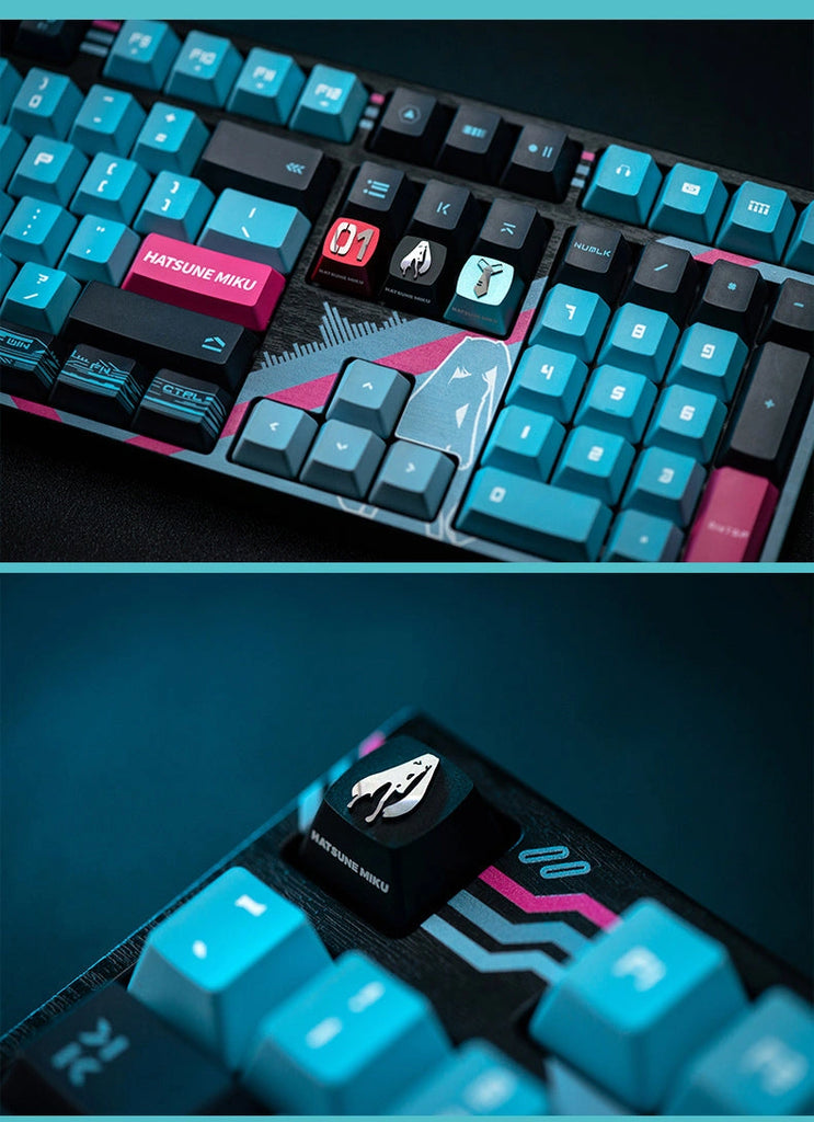 Nekotwo Hatsune Miku - Hatsune Miku Metal Keycap Moeyu