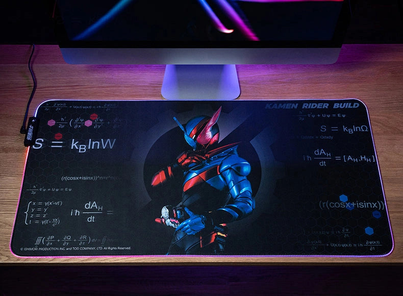 Nekotwo Kamen Rider - Kamen Rider Build RGB Deskmat Moeyu