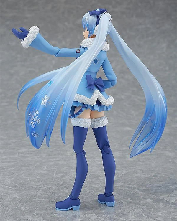 Nekotwo Miku - Snow Miku Figma (Fluffy Coat ver.) Max Factory