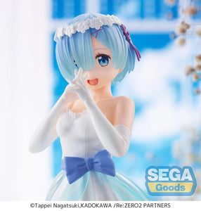 Nekotwo Re:Zero - Starting Life In Another World - Rem (Wedding Dress Ver.) SPM Prize Figure SEGA