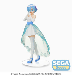 Nekotwo Re:Zero - Starting Life In Another World - Rem (Wedding Dress Ver.) SPM Prize Figure SEGA