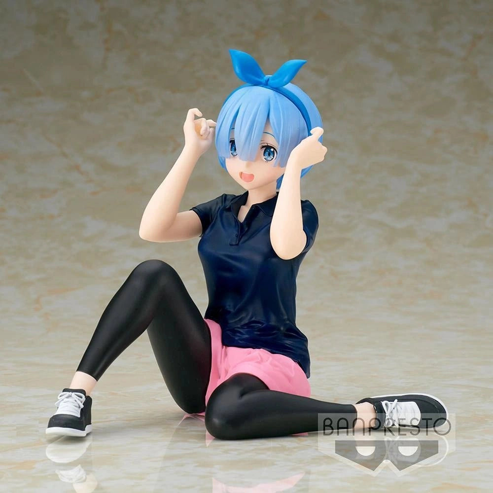 Nekotwo Re:Zero - Starting Life in Another World - Rem Relax time (Training Style Ver.) Prize Figure Banpresto