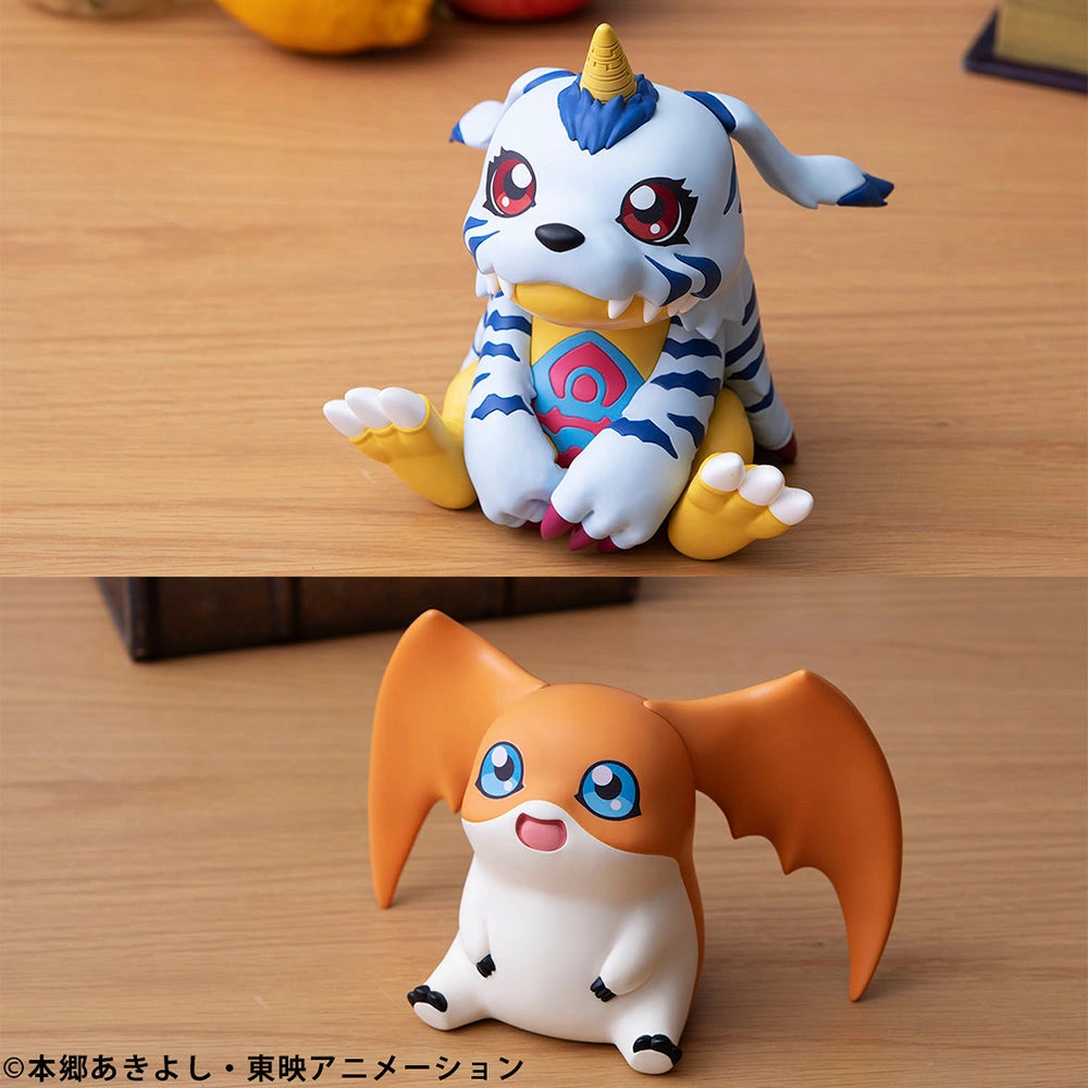 Nekotwo [Pre-order] Digimon Adventure - GABUMON＆PATAMON Set(with gift) Lookup Mini Figure MegaHouse