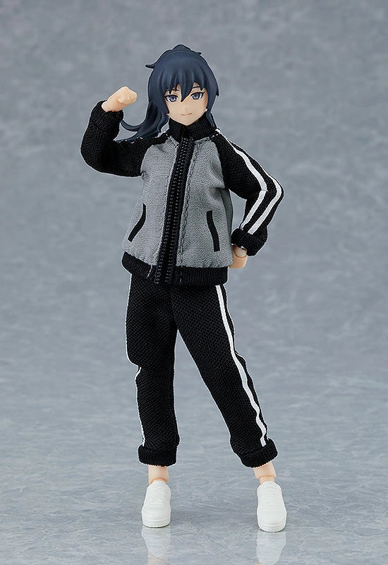 Nekotwo [Pre-order] Figma Styles - Makoto Figma Female Body with Tracksuit + Tracksuit Skirt Outfit Max Factory