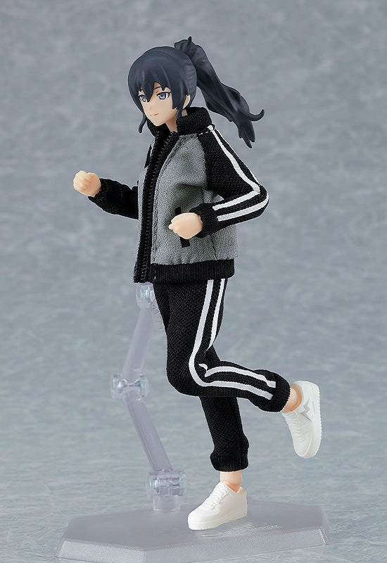 Nekotwo [Pre-order] Figma Styles - Makoto Figma Female Body with Tracksuit + Tracksuit Skirt Outfit Max Factory