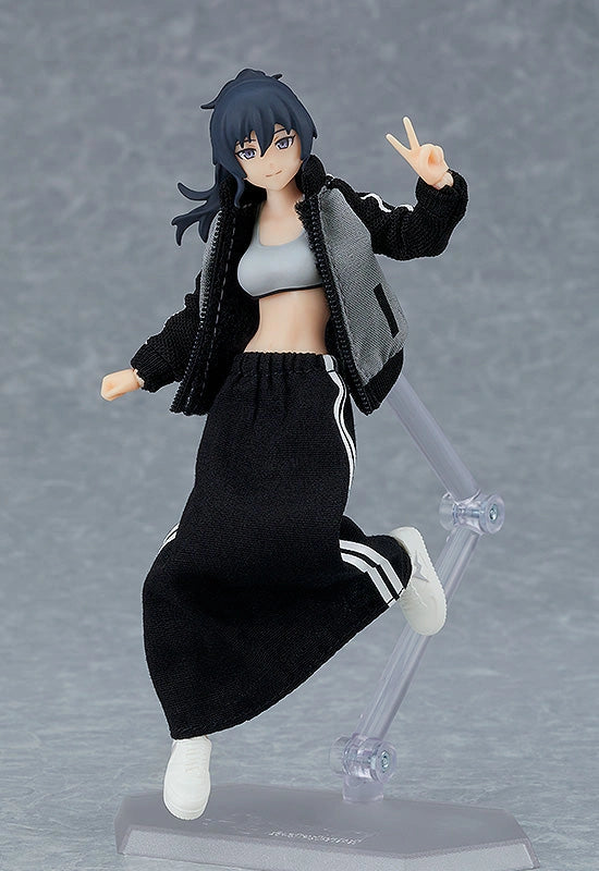 Nekotwo [Pre-order] Figma Styles - Makoto Figma Female Body with Tracksuit + Tracksuit Skirt Outfit Max Factory