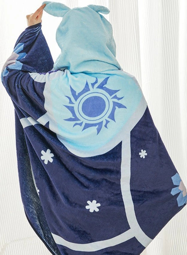 Nekotwo [Pre-order] Genshin Impact - Cryo Abyss Mage Air conditioning blanket with Hat miHoYo