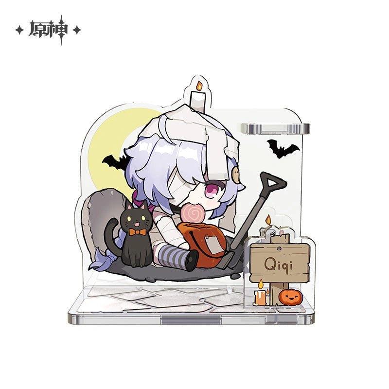 Nekotwo [Pre-order] Genshin Impact - Halloween Chibi Character Acrylic Stand Pen holder