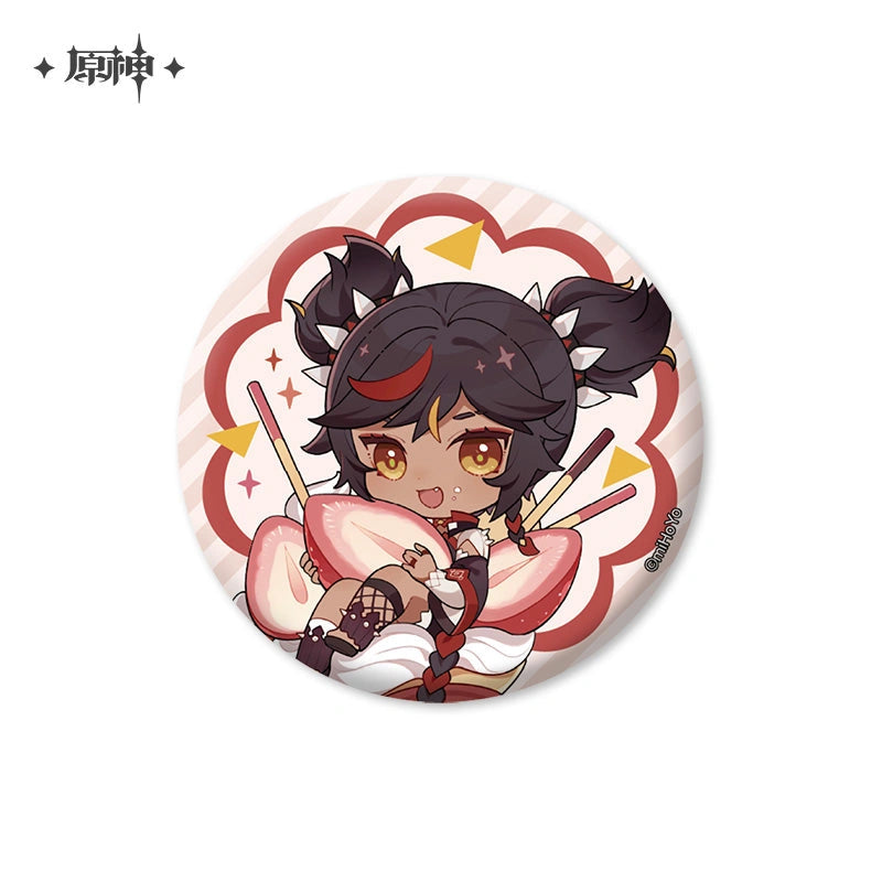 Nekotwo [Pre-order] Genshin Impact - IPSTAR Cafe Collab Chibi Character Badge miHoYo