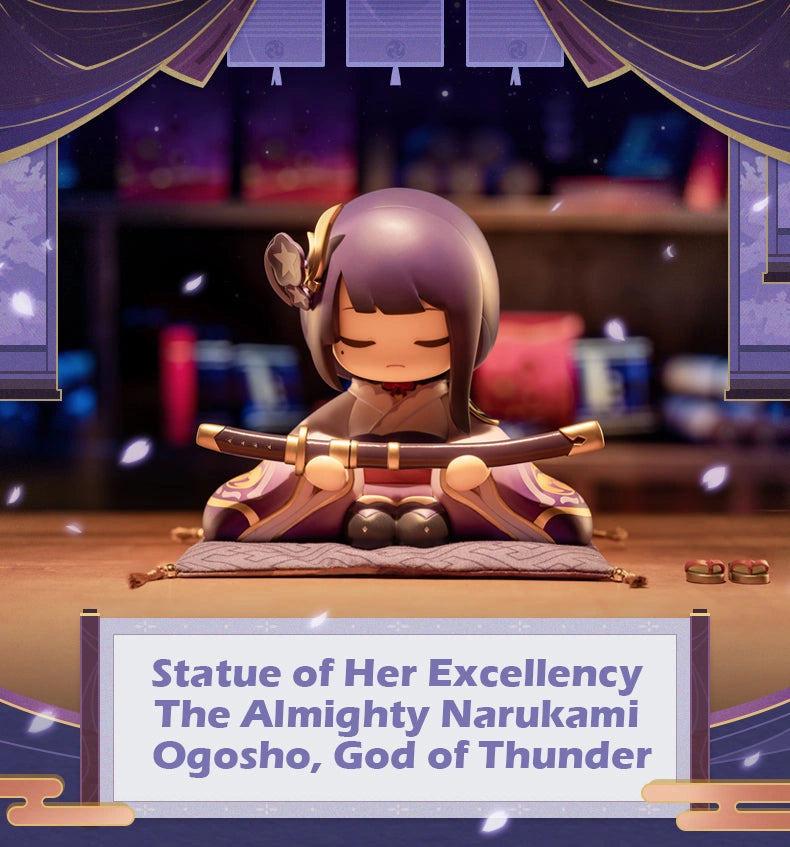 Nekotwo [Pre-order] Genshin Impact - Statue of Her Excellency Raiden Shogun mini Figure miHoYo